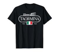 Taormina Italy City Travel Italy Discover Value Graphic T-Shirt, Men, Black, L