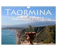 Taormina Sicily Pearl UK-Version (Wall Calendar 2026 DIN A4 Landscape), CALVENDO 12 Month Wall Calendar