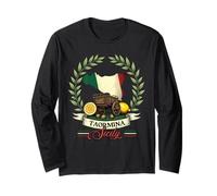 Taormina Sicily Vacation Taormina Italy Flag Souvenir Long Sleeve T-Shirt