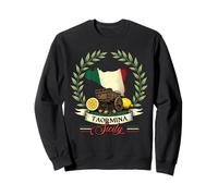 Taormina Sicily Vacation Taormina Italy Flag Souvenir Sweatshirt
