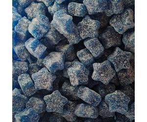 Taos Fizzy Blue Raspberry Stars Vegan Gummy Pick & Mix Sweets Kingsway 500g