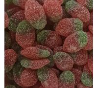 TAOS Fizzy Strawberries Vegan Gummy Pick & Mix Sweets Kingsway 500g (Strawberry)