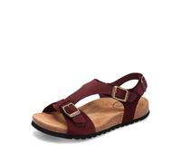 Taos Footwear Women's MVP Sandal, Bordeaux Suede, 3 UK