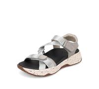 Taos Footwear Women's Super Z Sandal, Light Grey/Cloud Multi, 7 UK
