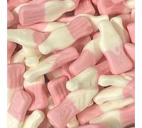 TAOS Fruit Foam Jelly Gummy Pick & Mix Sweets Kingsway 500g (Strawberry Milkshake Bottles)