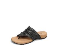 Taos Gift 2 Women's Sandal - Elevate Your Style with A Classic Open Back Toe-Post Design - Premium Comfort with Arch Support and Cooling Gel Padding for All Day Wearability, Black, 5.5 UK