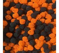 TAOS Mini Black Orange Dots Jelly Halloween Pick & Mix Sweets Kingsway 500g (Blueberry)