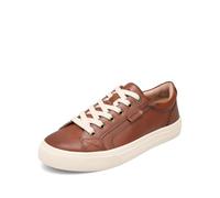 Taos Plim Soul Lux Women's Sneaker - Soft Premium Leather Lace Up Sneakers with All Day Walking Comfort and Support, Cognac, 5 UK