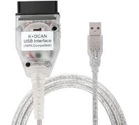 Taotao K+CAN Cable with Switch FT232RL K+D CAN USB Interface Cable Car Ediabas K+ Dcan USB OBD2 OBDii Diagnostic Scanner for BMW Work with NCS Expert Tool32