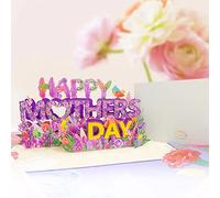 TaoTaoChong Mothers Day Gift Card, Happy Mother's Day 3D Pop Up Card for Mom Wife Grandma