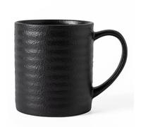 TaoTaojarvie 23oz Oversized Heavyweight Ceramic Coffee Mug, Large (Black)
