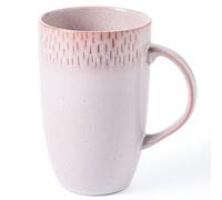 TaoTaojarvie Ceramic Coffee Mugs, Extra Large, 22 oz Big Mug,Tea and Coffee Cups, Hand-painted Mugs, Large Handle, Tall Coffee Mug for Office/Home, Microwave and Diahwasher Safe. (Pink)