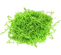Taotenish 100g/pack Shredded Crinkle Paper Raffia Paper Confetti for Gift Box Packing Filling Dry Straw Gifts - Fluorescent Green
