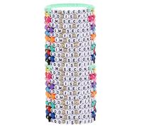 Taouzi 24Pcs Bracelets Bulk Handmade Clay Beads Bracelets Christian Friendship Jewelry Easter Gifts for Women Men, Friendship 24PCS 4, Clay, no gemstone