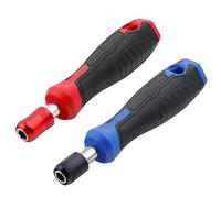 Taoxekoro 2pcs 1/4'' Hex Screwdriver Handle Magnetic Screw Driver Bits Holder Self-Locking Adapter For Screwdriver Bits Socket Wrench Tools