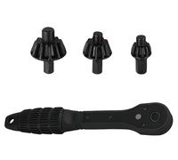 Taoxekoro Ratchet Key for Chuck Wrench Spanner Torque Replace Universal 2 in 1 Double Head Power Drill Press Electric Accessory Hand Tool