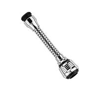 TAOYUN 360 Rotate Faucet Nozzle Swivel Tap Aerator Dual Spray Adjustable Flow Head Water Flow Control Adapter for Kitchen Washroom Sink Accessory