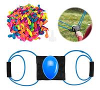 Taozoey Water Balloon Launcher, 1 Water Balloon Catapult with 200 Water Balloons, Water Balloons Game for Kid and Adult, Ejection up to 300-yard (Blue)
