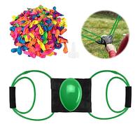 Taozoey Water Balloon Launcher, Catapult with 200 Water Balloons, Game for Kids and Adults, Ejection up to 300 Yards (Green)