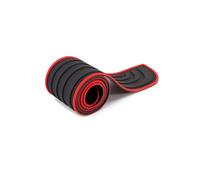 TaoZong Car Rear Bumper Protector Guard for Toyota Tundra II Double Cab Standard Bed 2017-2021, Trunk Sill Plate Scuff Plate Sticker Rear Boot Trunk Protector Strip,SUV-Blackred