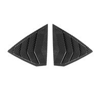 TaoZong Rear Shutter Decoration for Buick Regal Opel Insignia 2017 2018,Rear Side Window Shutter Cover, Triangular Window,Trim Sticker Car Accessories,A-Carbon Fiber