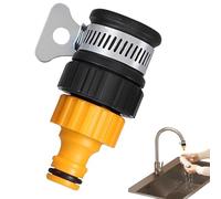 Tap Adapter for Hose Tap Connector 12-16mm, Heavy Duty Garden Inline Connector for Mixer Taps, Secure Outdoor Connection for Irrigation