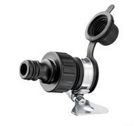 Tap Adapter For Kärcher Pressure Washers Quick Connect For 4 Inch And 5 Inch Water Pipes Lightweight ABS Black 31mm x 62mm Easy Installation For Garden Irrigation Car Washing Outdo