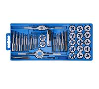Tap and Die Set - 40pcs Steel Metric Tap and Die Set Heavy Duty Threading Tool Set for Cutting External Internal Threads Bearing Steel Taps and Dies