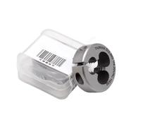 Tap and Die Set, PS G1/16 1/8 1/4 3/8-19 High Speed Steel British Pipe Parallel Thread Adjustable Round Dies 2PCS(Ps3i8 19)