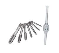 Tap and Die Set, Tap Wrench Set with Adjustable Reamer M3~M12 Hardware and Die Machine Hand Screw Thread Plug
