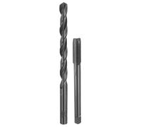 Tap and Drill Bit Set, 1pcs M7 x 0.75 Straight Flute Thread Screw Tap & 1pcs 6.2mm Twist Drill Bit, Black Oxide HSS-6542 Tapping Threading Tool Kit