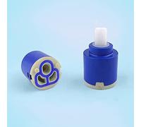 Tap Cartridge, 25mm Ceramic Disc Cartridge Valve for Single Lever Monobloc Bathroom or Kitchen Mixer Taps (3 Hole 25mm)