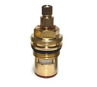 Tap Cartridge Compatible BS5412 CD XZ 20 Single Clockwise Open Valve B&Q Wickes Swirl Cooke Lewis (Basin Size 1/2" Threaded Collar Version)
