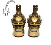 Tap Cartridge for Blanco Cleo BM6100 Quarter Turn Valve Compatible Replacement Pair