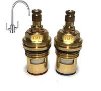Tap Cartridge for Blanco Eye BM5300CH Kitchen Tap Quarter Turn Valve Replacement Pair