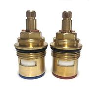 Tap Cartridge Pair Compatible with Bristan Prism Bath Cartridges Valves Hot Cold 691052373098
