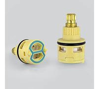 Tap Cartridge Replacement 18/22/25/31mm, Ceramic Disc Cartridge Water Mixer Tap Inner Control Kitchen and Basin Faucet Valve,B-22mm