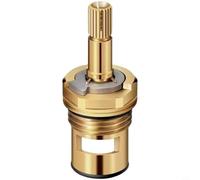 Tap Cartridge Replacement, Brass Quick Open Valve Core Cartridge, With Quarter Turn Disc And Silicone Seal For Hot And Cold Water Faucets, 2 Pack