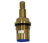 Tap Cartridge Replacement for Adobe, Franke, Harvey, Lamona, Roux, San Marco, Rangemaster, Teka, Clearwater taps- 7.8mm x 28 Spline, 54mm Cartridge Length 1/2" Ceramic disc (1 Blue)