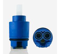 Tap Cartridges Replacement 25/30/35/40mm, Ceramic Disc Cartridge Valve for Single Handle Monobloc Bathroom Or Kitchen Mixer Taps,E-35mm