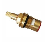 Tap Cartridges Replacement Tap Valves Brass Ceramic Disk Tap Valve Insert Gland Cartridge Quarter Turn 3/4" 20 Splines