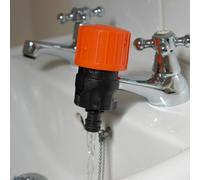 Tap Connector Mixer Screw Type Orange Black X1
