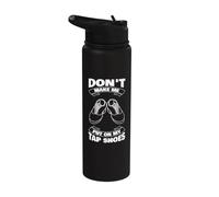 Tap Dance Dancing Dancer Rhythm Tapping Shoes Instructor Stainless Steel Insulated Water Bottle