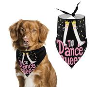 Tap Dance Queen Pet Bandana Dogs Triangle Scarf Cats Handkerchief Puppy Costume