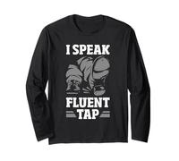 Tap Dancer Tap Shoes Rhythm Dance Floor Stage Long Sleeve T-Shirt