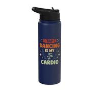 Tap Dancing is My Cardio Tap Dancer Tap Dance Queen Stainless Steel Insulated Water Bottle