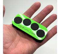 Tap Drums - A Fidget for Everyone, Inspired by Musicians. Great for fidgeting, tapping, finger exercises, practicing anywhere. Perfect gift (Green)