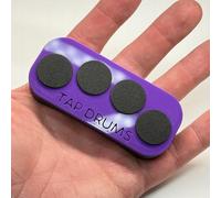 Tap Drums Silent - The Musician's Fidget - Stop Fidgeting, Start Tapping (Purple)