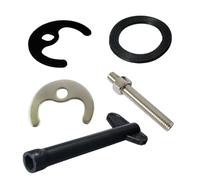 Tap Fixing Fitting Kit, Basin Bolt Washer Wrench Plate Set for Kitchen Sink Repair, ABS Stainless Steel Tool with 33/48mm Gasket
