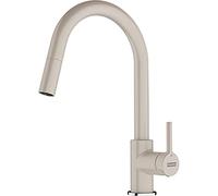 Tap for Kitchen Sink with Pull-Out spout from Franke Lina - Pull-Out - Nutty - 115.0626.082
